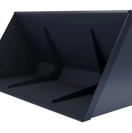 Фото №0 Ковш объемом 1.0 м. куб. с ребрами жесткости на погрузчики ПКУ 09 пр-ва АЗАС