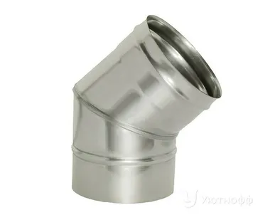 фото Моно отвод 150 мм, 45 град. AISI 430 - 1 мм