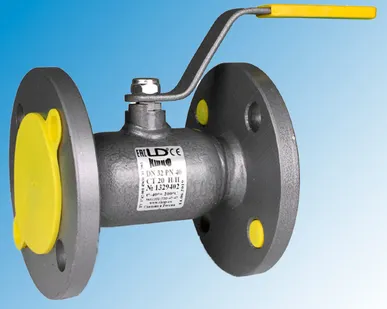 фото Кран шаровой фланцевый 32 LD Ру40 (L=140 мм) неполнопроходной