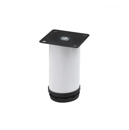 Фото №0 Опора меб. мет. d50 h100 с регул. белый AKS