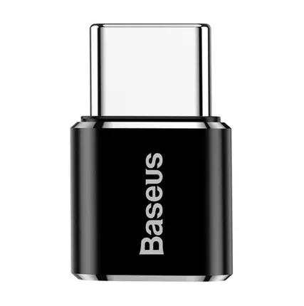 Фото №0 Адаптер-переходник Baseus OTG (Type-C to Micro USB) чёрный