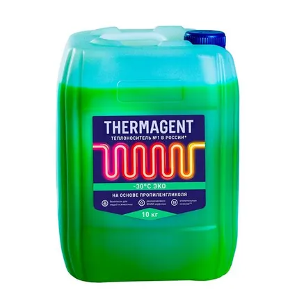 Фото №0 Thermagent Теплоноситель THERMAGENT -30 ЭКО Пропиленгликоль 20 кг