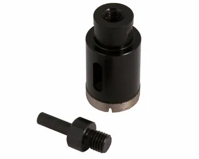 фото Коронка алмазная 55 мм по керамограниту Серебряная пайка GCB766 TRIO-DIAMOND