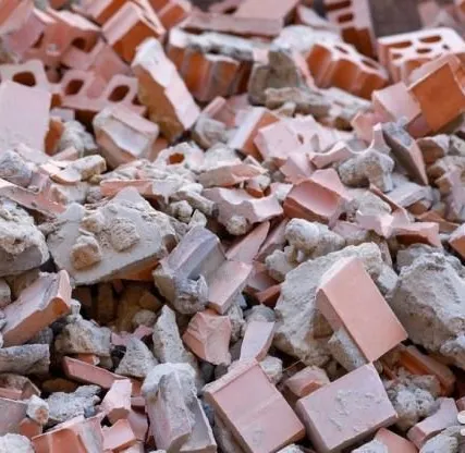 Фото №0 Фундамент из битого кирпича