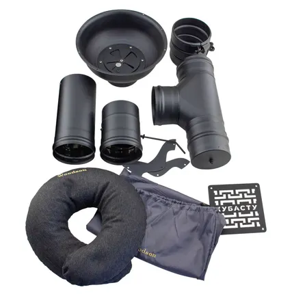 Фото №0 Система Второе дыхание WoodSon MINI Black (нержавеющая сталь чёрная, арт. 3052327)