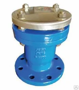 Фото №0 Воздушный вантуз фланцевый чугунный (клапан воздухоотводчик) Ду 80