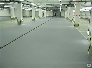 фото Обустройство бетонных полов на паркингах