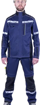 Фото №0 Куртка КОРПОРАЦИЯ летняя, синий-черный