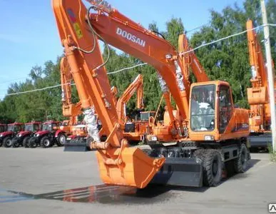 фото Колёсный экскаватор Doosan S210W-V
