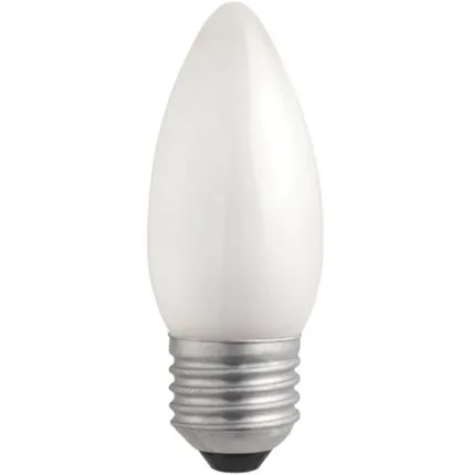 Фото №0 Лампа накаливания 'свеча' матовая 40Вт Е27 GE