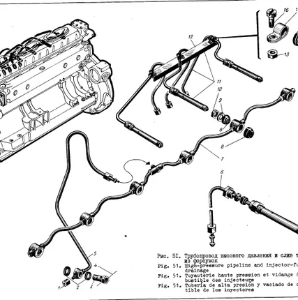 Фото №0 3Д6 3Д12 Трубки высокого давления СБ523-08/09