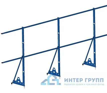 Фото №0 Ограждение PROMO ZN 40*20 (овал) H-1200/3,0м (2 трубы) ТУ