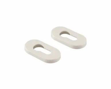 фото Накладки овальные Elementis PZ, белый