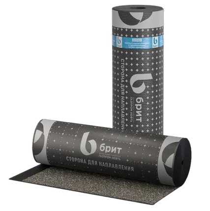 Фото №0 "Брит" Бизнес ЭПП-4,3 1х10м Рулонный битумно-полимерный материал (25 шт/пал) аналог Унифлекс ЭПП