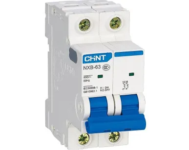 фото Выключатель автоматический модульный 2п B 16А 6кА NXB-63 (R) CHINT 814118