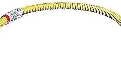 Фото №0 Подводка-сильфон ЗУБР для газа, нержавеющая сталь, г/г 1/2" - 0,6м