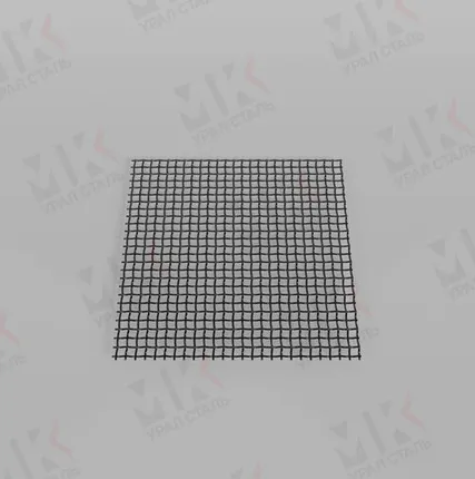 Фото №0 Сетка рифленая квадратная стальная 50х10 мм ГОСТ 3306-88