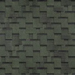 фото Финская черепица Шинглас Аккорд, цвет зеленый
