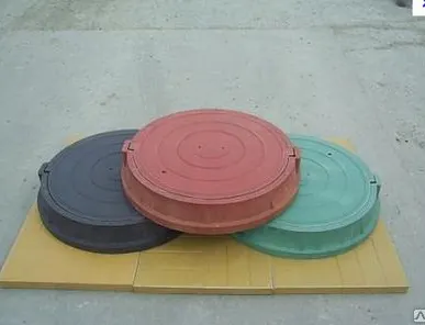 фото Люк Полимер Песчаный тип Л (Шоколад, Красный, Зеленый, Черный)