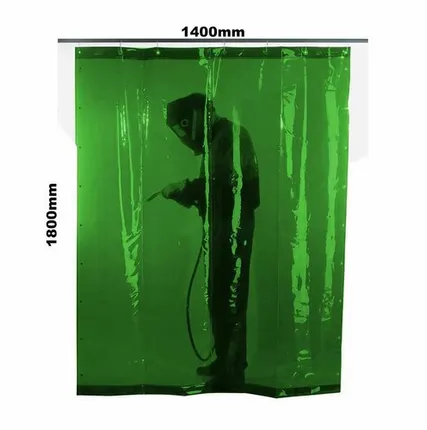 Фото №0 Штора сварочная ESAB зелёная (DIN 6), 1,8м х 1,4м