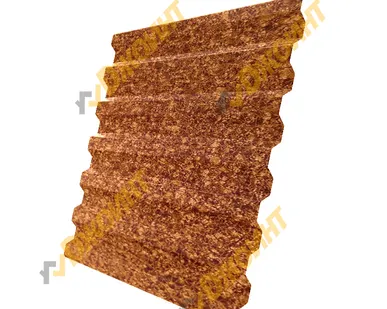фото Профнастил С-21 0,5 MATGRANIT LUX RAL 8004 терракотовый