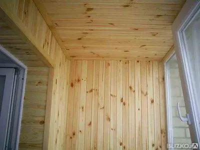 Фото №0 Обшивка стен деревянной вагонкой