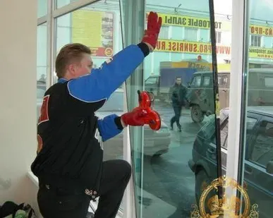 фото Замена стеклопакета двукаменый