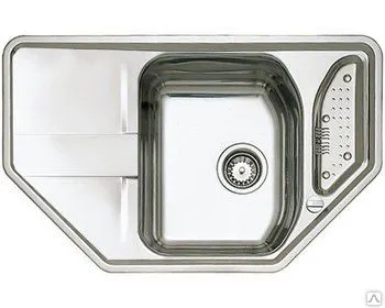 Фото №0 МОЙКА STENA 45 (трапеция), сталь полированная