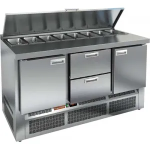 Фото №0 Стол холодильный саладетта HICOLD SLE1-121GN (1/3) КРЫШКА