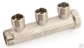 фото Коллектор GF 3/4"НВх3Н1/2" никель