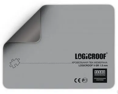 фото Мембрана ПВХ Logicroof V-SR 1,5 серая 2 шт 1x10 м Logicroof