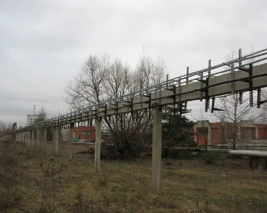 фото Монтаж эстакады кабельной