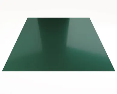 фото Плоский лист полиэстер 1250х0,5 RAL 6005 зеленый мох