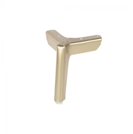 Фото №0 Опора меб. мет. TRIADA h120 угловая брашированное золото AKS