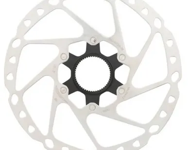 фото Тормоза Shimano Тормозной диск Shimano, RT64, 180мм, C.Lock, с стоп. кольцом внешн. шлицы