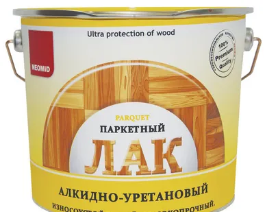 фото Лак паркетный алкидно-уретановый NEOMID PARQUET