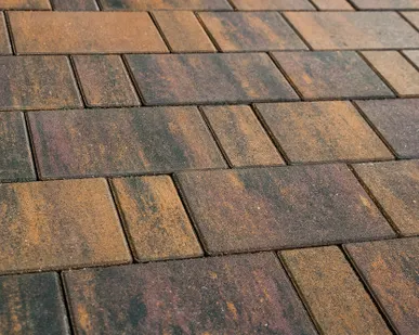 фото Тротуарная плитка STELARD новый город КОЛОРМИКС браун