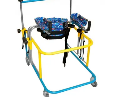 фото Ходунки-опора для детей с ДЦП FS 966 LH 4 колеса Мега-Оптим
