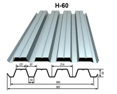 фото Профлист Н-60 оцинкованный, 0,7мм