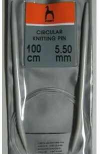 фото 52212 Спицы круговые 100 см/ 5.50 мм