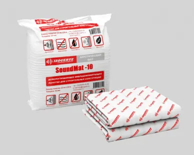 фото Акустический мат Izogertz SoundMat 10 (1.5х10мх10мм) в уп. 15м2