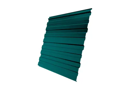 фото Профнастил С10R 0,45 PE RAL 5021 водная синь