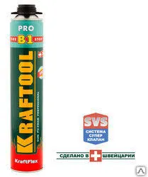 фото Пена монтажная KRAFTOOL KRAFTLEX PREMIUM PRO B1 профессиональная 750 мл