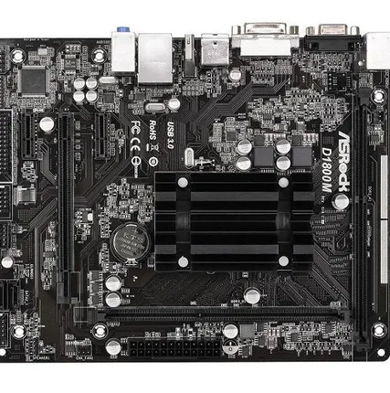 Фото №0 Материнская плата c процессором ASRock D1800M 
(Cel J1800, 2xDDR3, USB 3.0,
