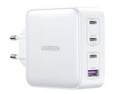 фото Зарядное устройство Ugreen D226 Nexode USB-A+3xUSB-C 100W White 15337