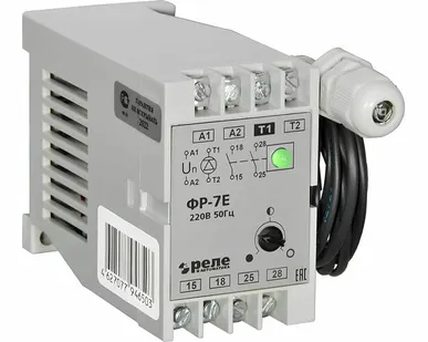 фото Фотореле ФР-7Е 220В 50Гц IP20 датчик (кабель 1,5м) A8...