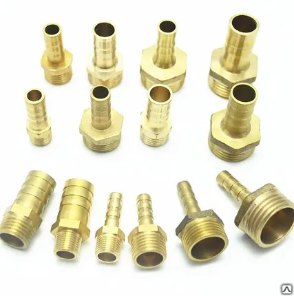 Фото №0 Ниппель латунный НР/НР, 0,5 мм