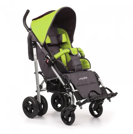 Фото №0 Кресло - коляска для детей - инвалидов UMBRELLA размер 2, литые (Синий)