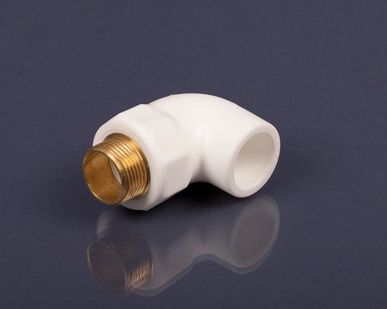 фото Колено комбинированное, наружная резьба 20 -1/2"