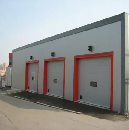 Фото №0 Автосервис из сэндвич-панелей